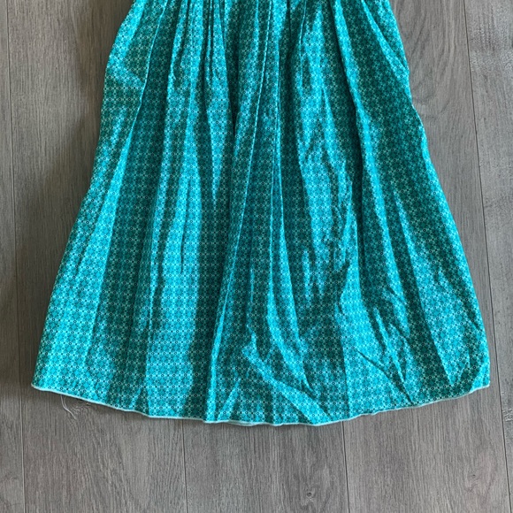 Lei Turquoise Floral Green Dress Girls Size M. C - Picture 3 of 10